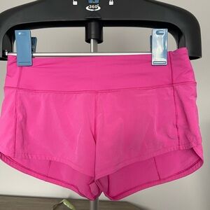 LULULEMON Sonic Pink Shorts Size 4